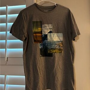 Goodfellow & Co Gray Scenic Graphic Tee